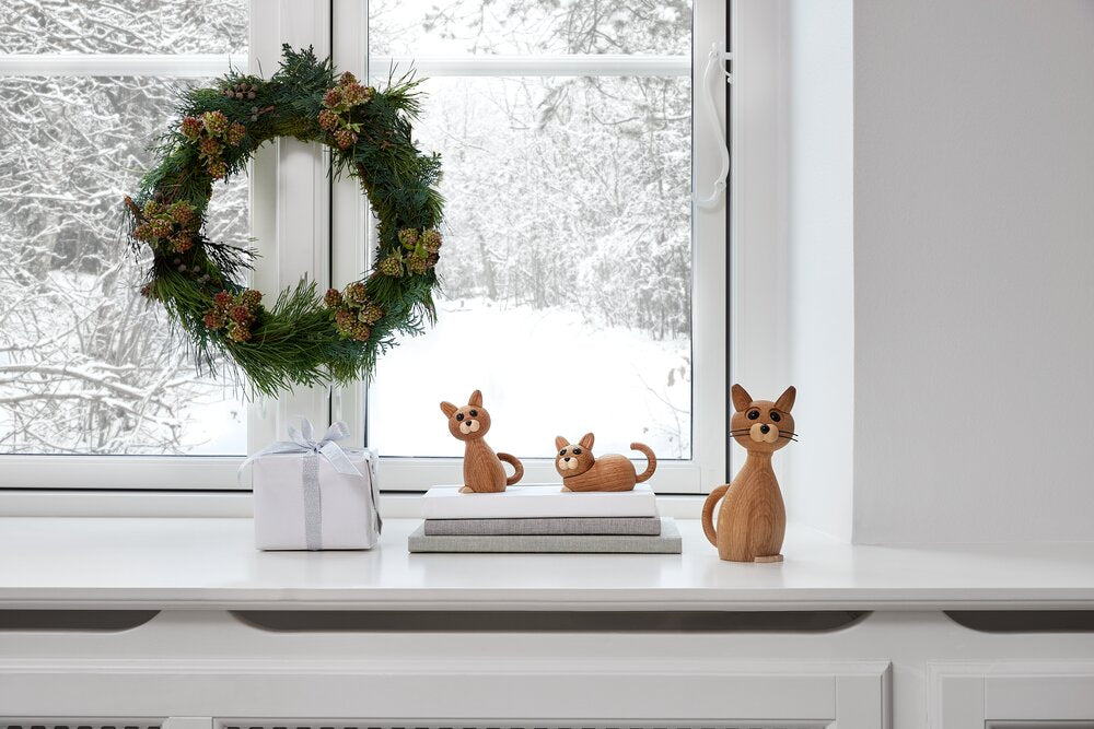 Hope kat, Lys brun - H:6cm.